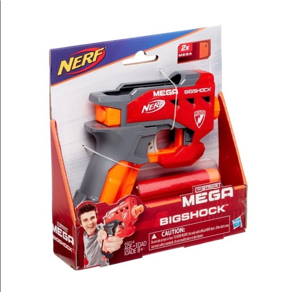 Nerf N-Strike Mega BigShock Blaster Includes 2 Official Nerf Mega Whistler Darts - Picture 3 of 7